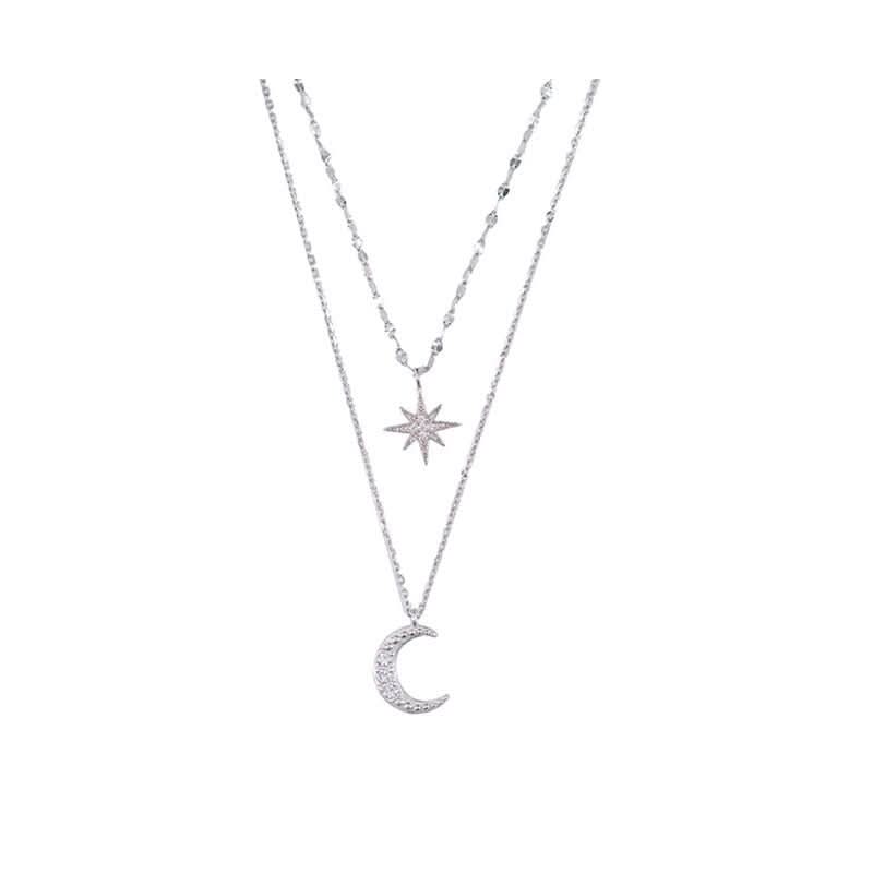 Collier Lune Double Élégant 1