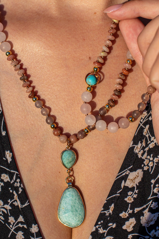Collier Mala Pastel Élégant 1