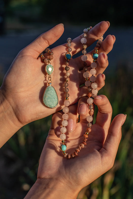 Collier Mala Pastel Élégant 2