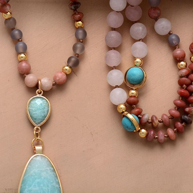 Collier Mala Pastel Élégant 3
