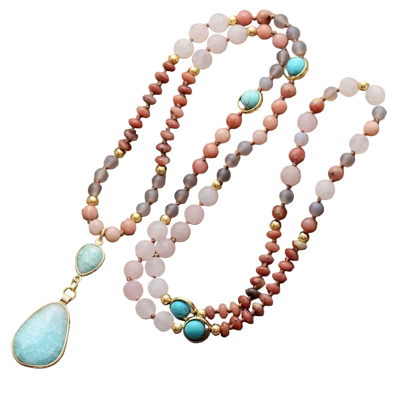 Collier Mala Pastel Élégant 4