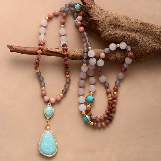 Collier Mala Pastel Élégant 5