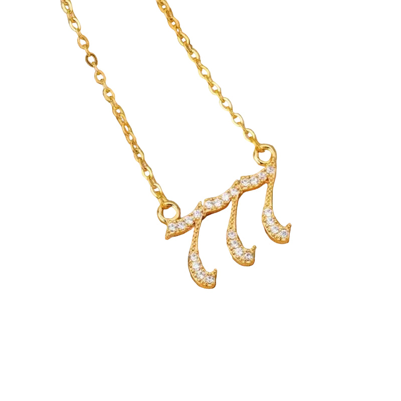 Collier Pendentif Chiffre Ange 0