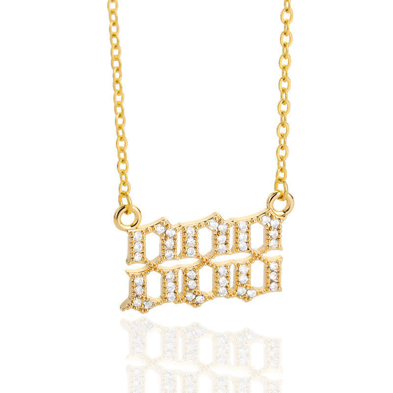 Collier Pendentif Chiffre Ange 11