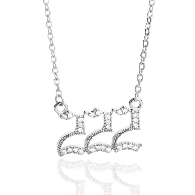 Collier Pendentif Chiffre Ange 23