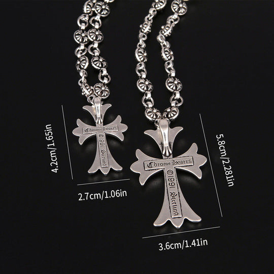 Collier Pendentif Croix Gothique Unisexe 7