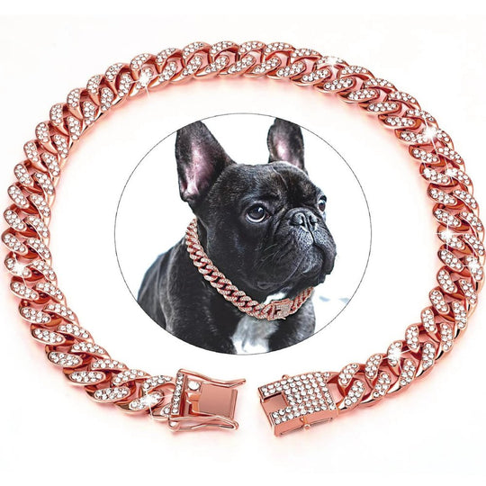 Collier Pour Chien Design Luxueux Brillant 2