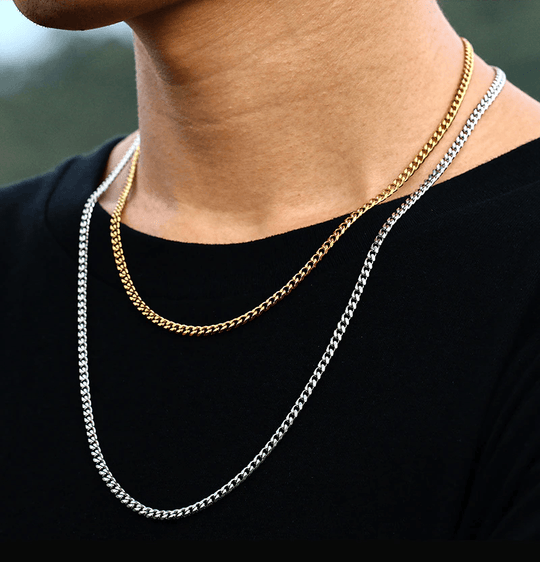 Collier pour Hommes à Maillons Cubains 1