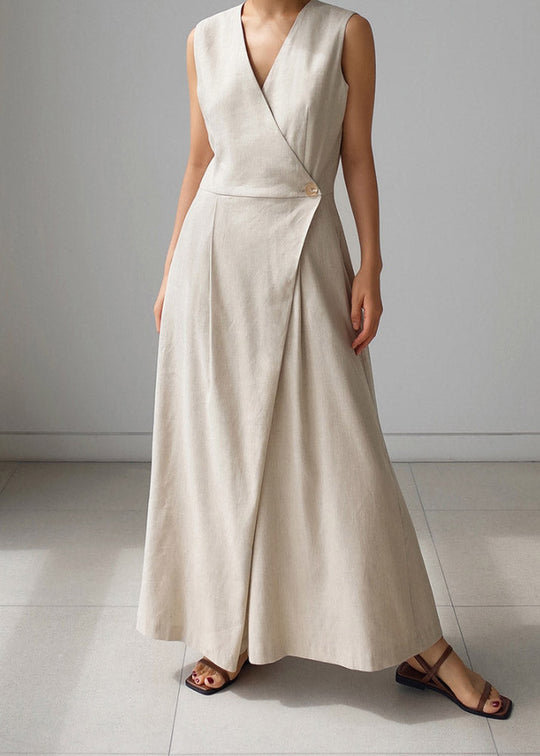 Combinaison-pantalon Femme Chic Col en V 1