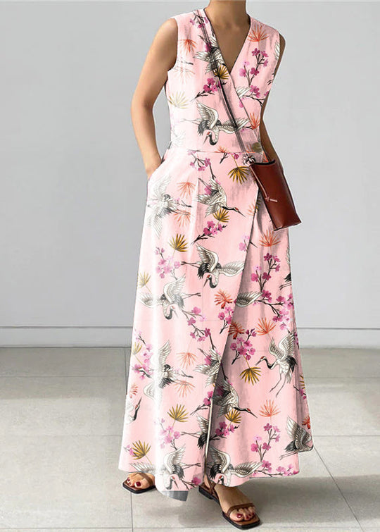 Combinaison-pantalon Femme Chic Col en V 5