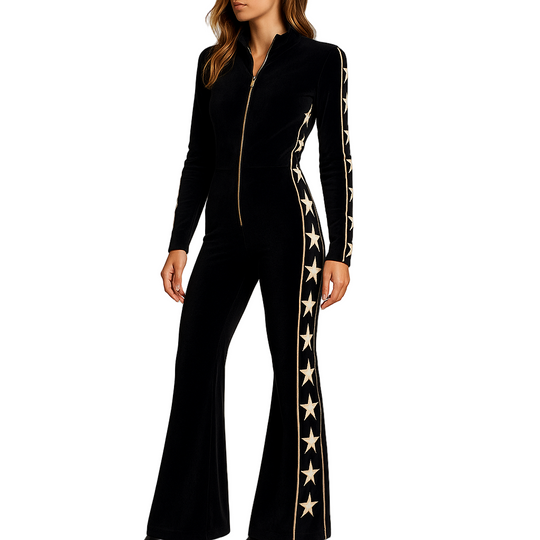 Combinaison Femme Festive avec Imprimé Étoile 0