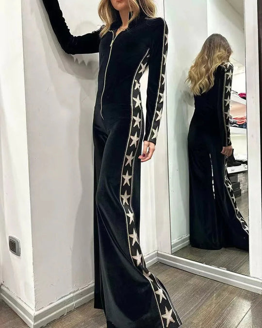 Combinaison Femme Festive avec Imprimé Étoile 6