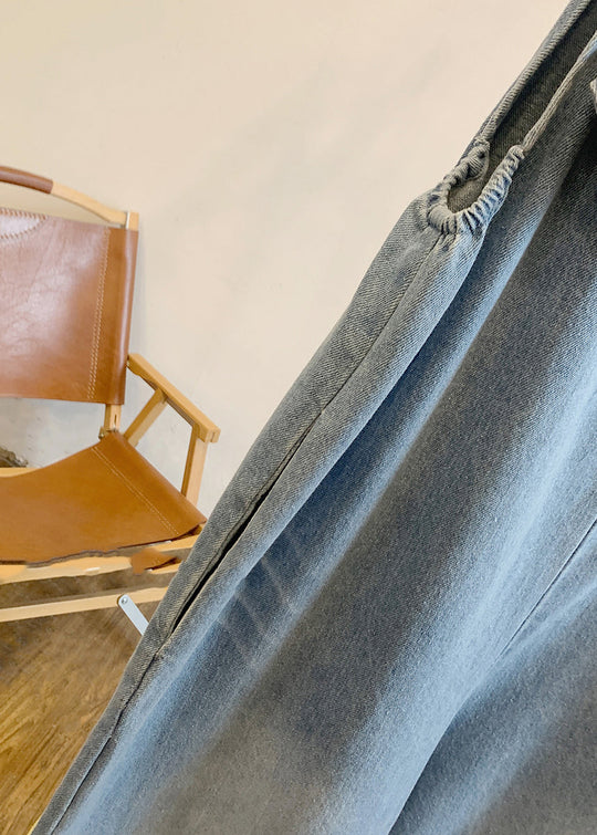 Combinaison Femme Jean Chic Avec Nœud Design Patchwork 3