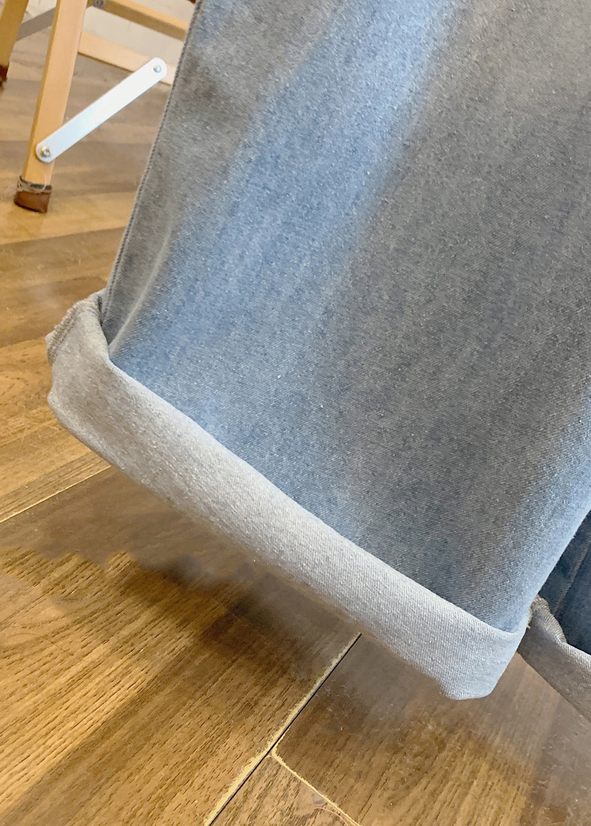 Combinaison Femme Jean Chic Avec Nœud Design Patchwork 4