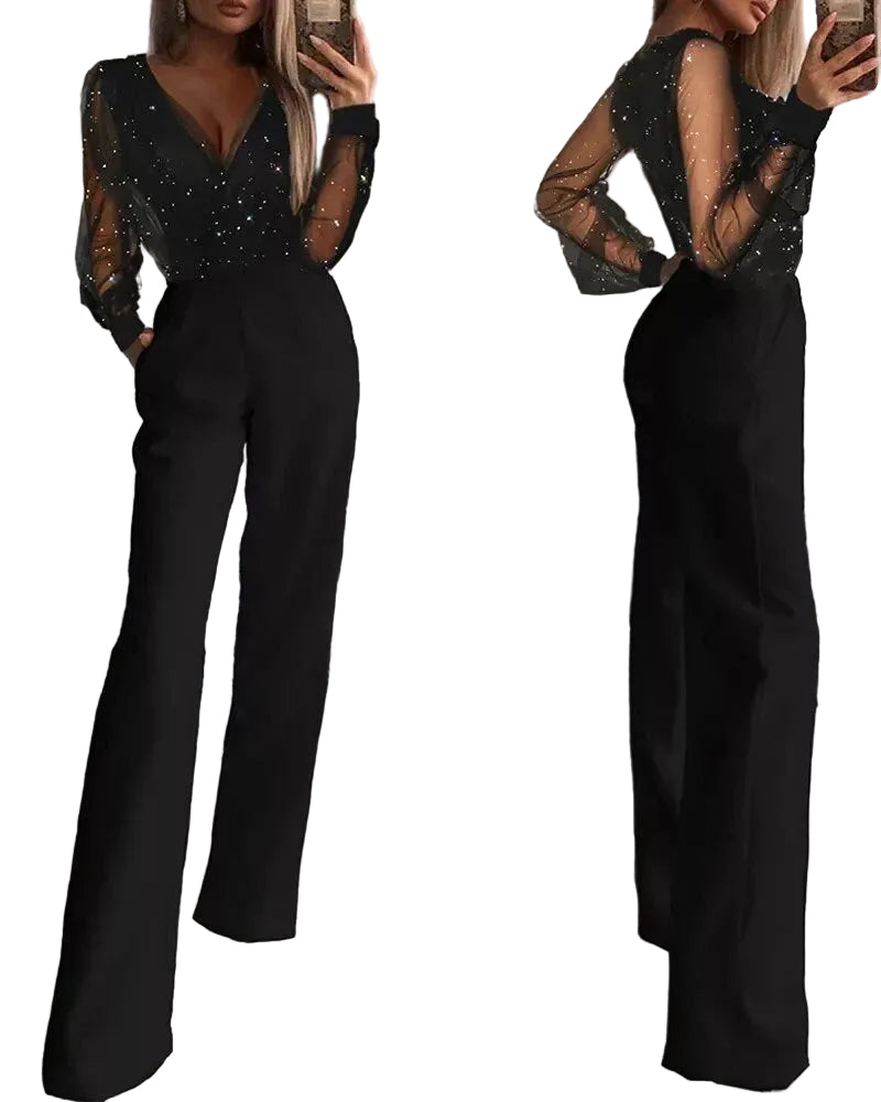 Combinaison Glamour Pailletée pour Femmes 0