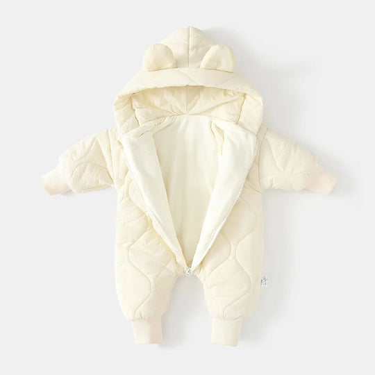 Combinaison d'Hiver à Capuche pour Bébé avec Motif Ours 3