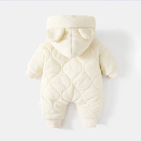 Combinaison d'Hiver à Capuche pour Bébé avec Motif Ours 4