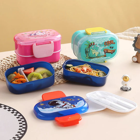 Conteneur Alimentaire Portable Multi-Compartiments pour Enfants et Adultes 2