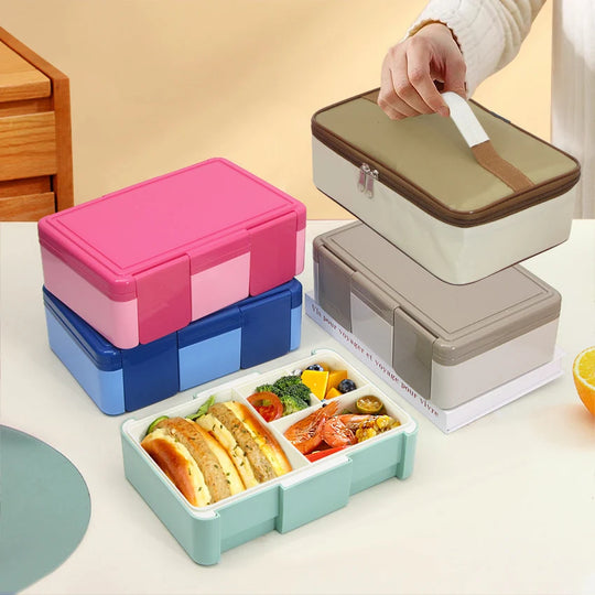 Conteneur alimentaire isotherme multi-compartiments pour femmes et hommes 2
