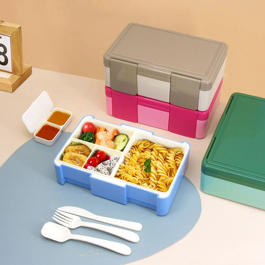 Conteneur alimentaire isotherme multi-compartiments pour femmes et hommes 4