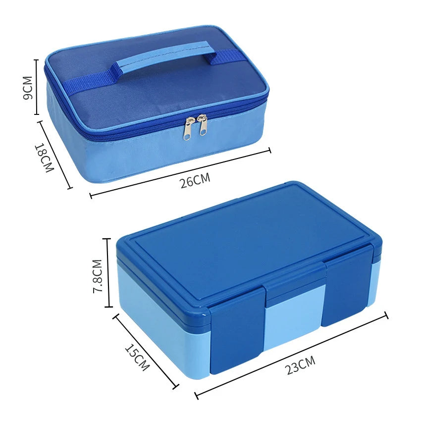 Conteneur alimentaire isotherme multi-compartiments pour femmes et hommes 7