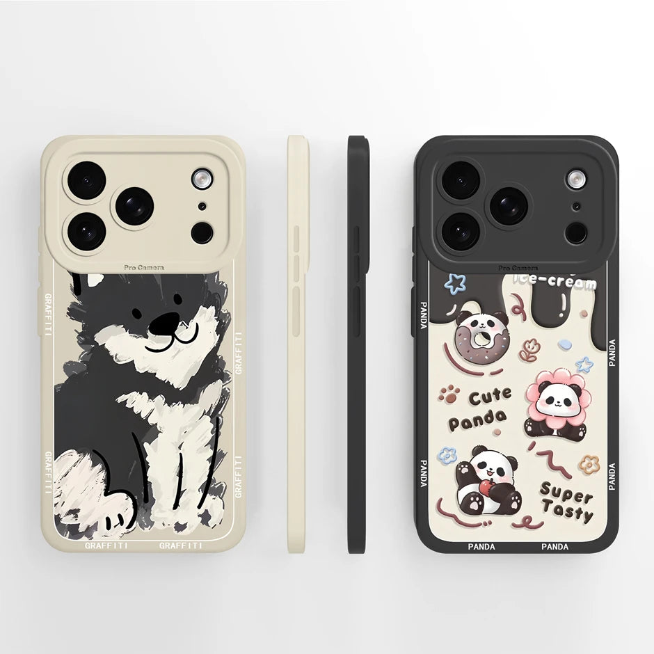 Coque Téléphone Personnalisée Design Panda Pour iPhone 17 Pro Max 5