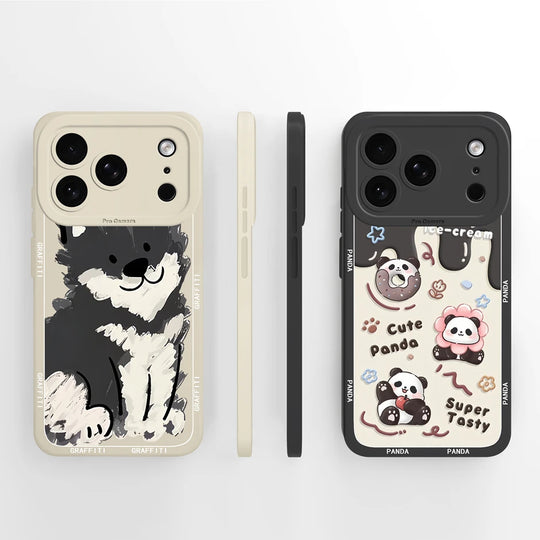 Coque Téléphone Personnalisée Design Panda Pour iPhone 17 Pro Max 5