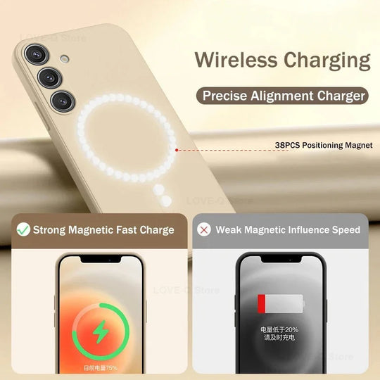 Coque de Charge Magnétique pour Samsung Galaxy 3