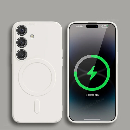 Coque de Charge Magnétique pour Samsung Galaxy 6