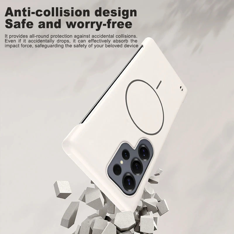 Coque de Protection Magnétique pour Samsung Galaxy S25 Edge 4