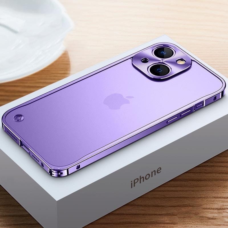 Coque de Protection Métallique pour iPhone Design Moderne 2