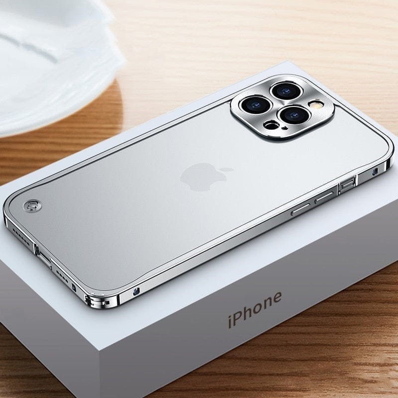 Coque de Protection Métallique pour iPhone Design Moderne 3