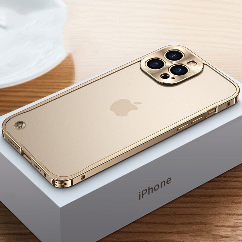 Coque de Protection Métallique pour iPhone Design Moderne 4