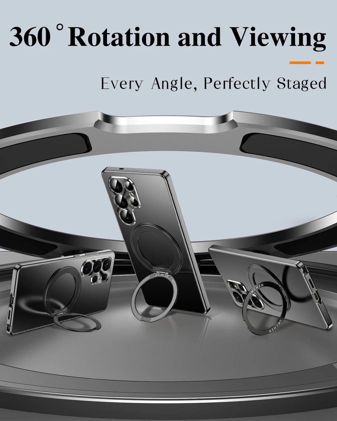 Coque de Protection Rotative 360° pour Smartphone 5