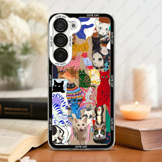 Coque de Téléphone Amusante Motif Chat Pour Samsung Galaxy 9