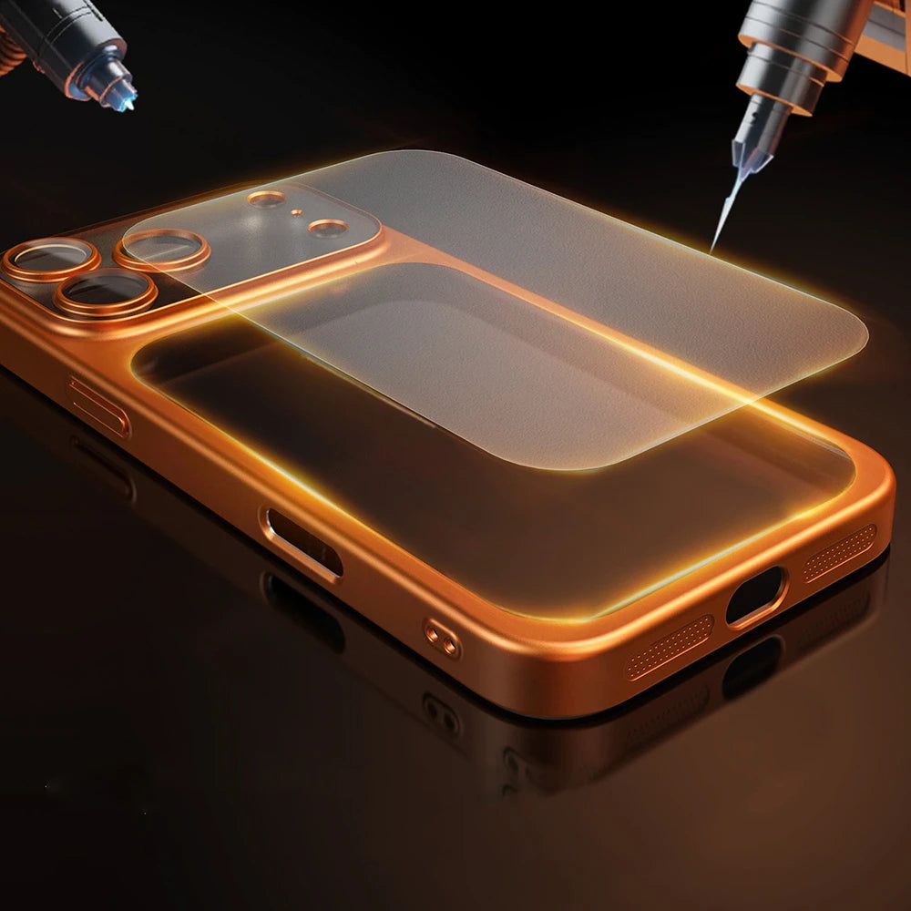 Coque de Téléphone Antichoc Pour iPhone 17 Pro Max Design Translucide 3