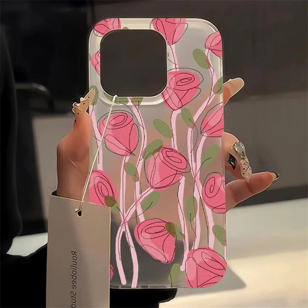 Coque de Téléphone Antichoc pour iPhone 17 Design Transparent Mat 6