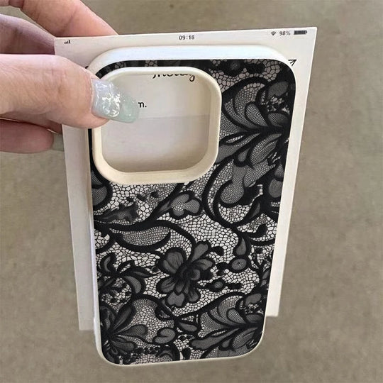 Coque de Téléphone Dentelle Chic pour iPhone 1
