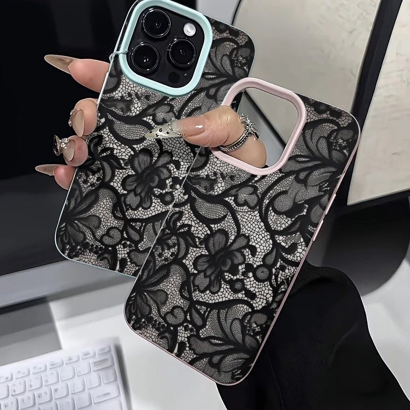 Coque de Téléphone Dentelle Chic pour iPhone 2