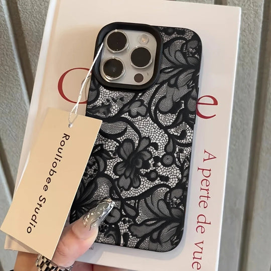 Coque de Téléphone Dentelle Chic pour iPhone 8