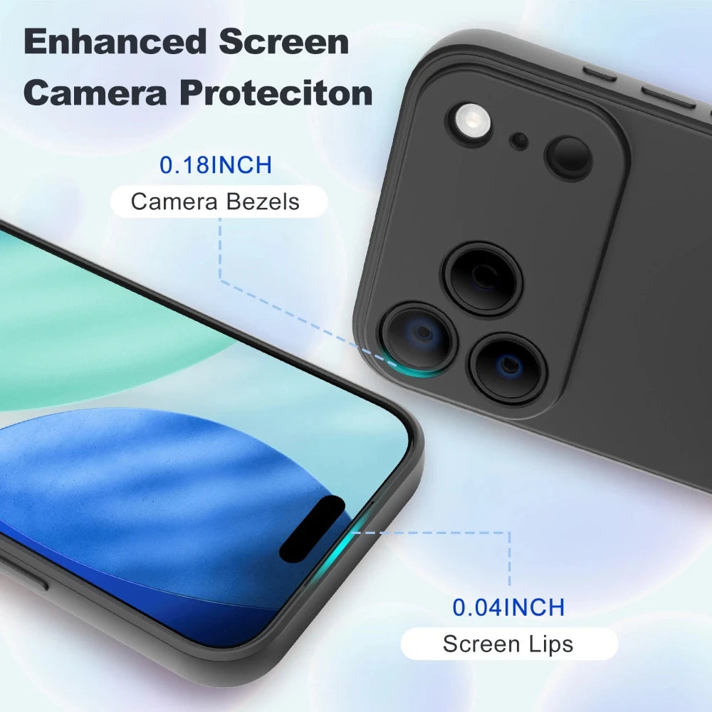 Coque de Téléphone Design Carré pour iPhone 17 Pro Max 4