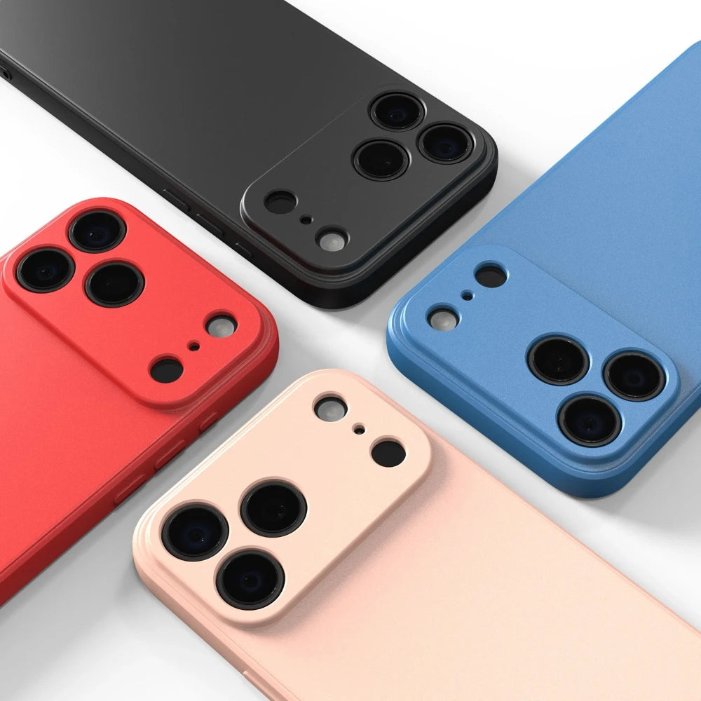 Coque de Téléphone Design Carré pour iPhone 17 Pro Max 5