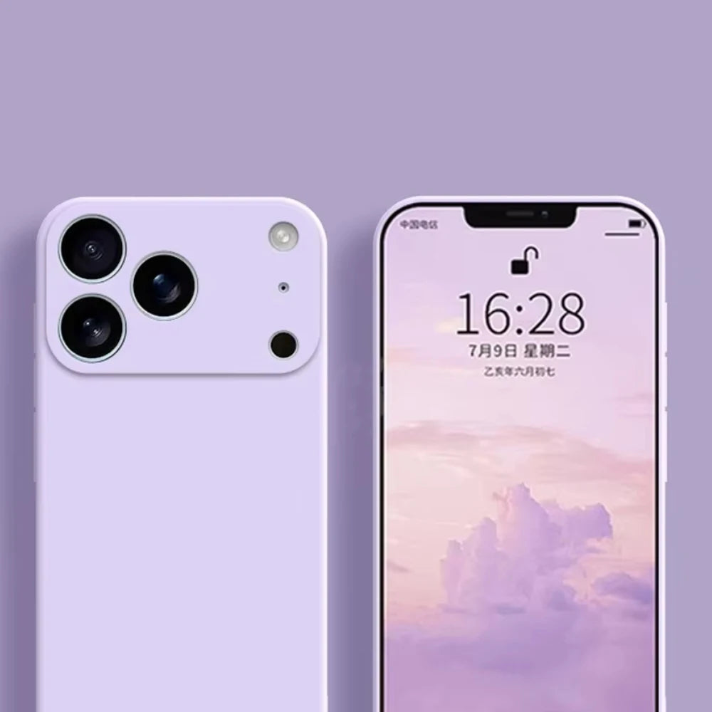 Coque de Téléphone Design Carré pour iPhone 17 Pro Max 6
