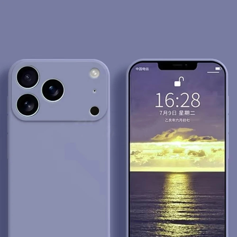 Coque de Téléphone Design Carré pour iPhone 17 Pro Max 7