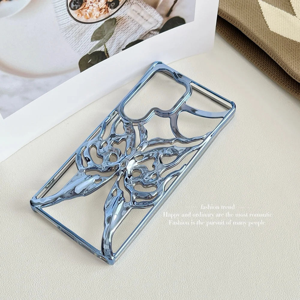 Coque de Téléphone Design Papillon 3D Pour Samsung Galaxy S24 et S25 Ultra 8
