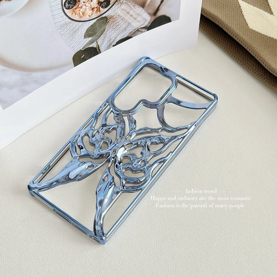 Coque de Téléphone Design Papillon 3D Pour Samsung Galaxy S24 et S25 Ultra 8