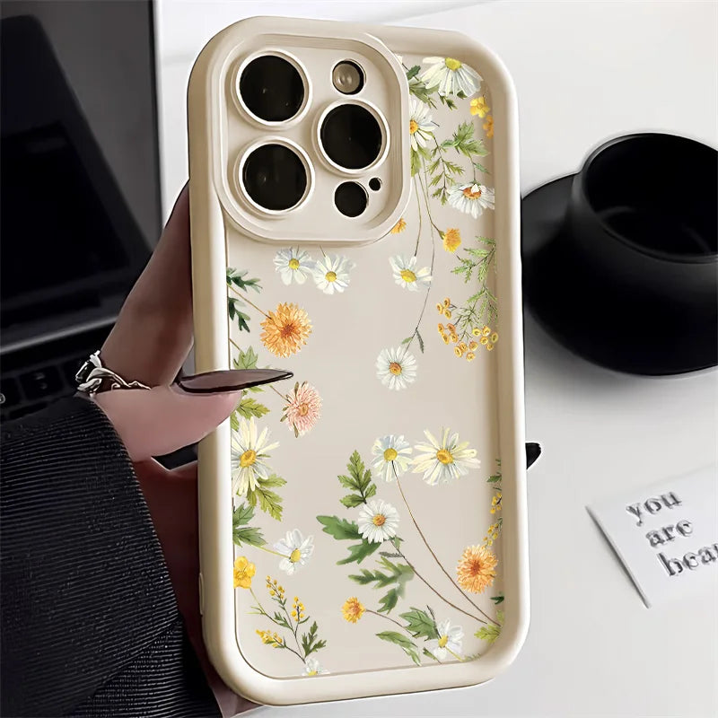 Coque de Téléphone Fleurs Mignonnes pour iPhone 4