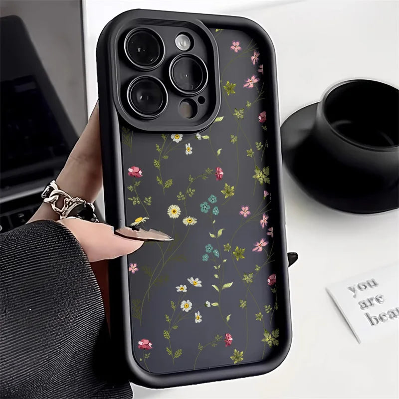 Coque de Téléphone Fleurs Mignonnes pour iPhone 9