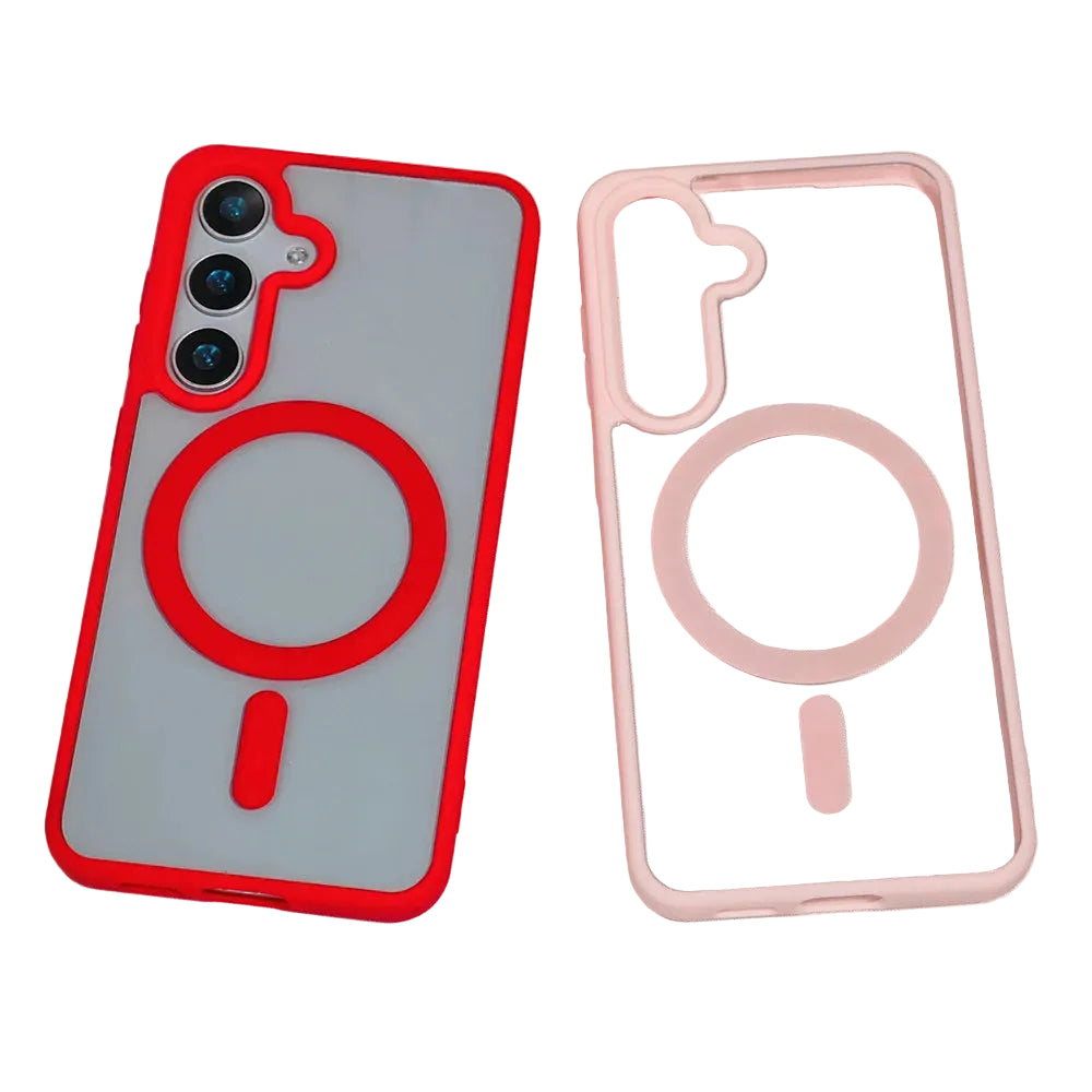 Coque de Téléphone Magnétique Ultra Transparente Compatible Samsung S26 S25 S24 S23 S22 3