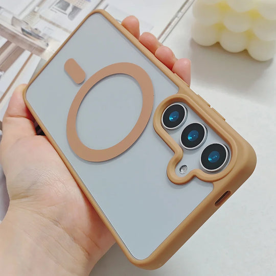 Coque de Téléphone Magnétique Ultra Transparente Compatible Samsung S26 S25 S24 S23 S22 7